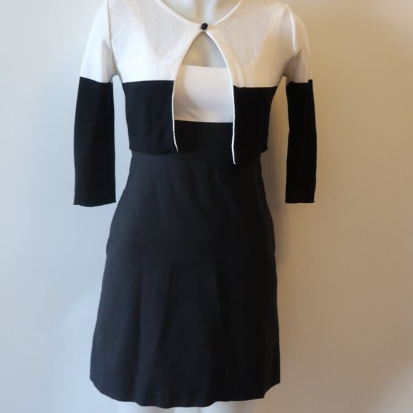 GIO' GUERRERI 2PCS CARDIGAN SHEATH DRESS 38 US/2 * - Picture 5 of 16